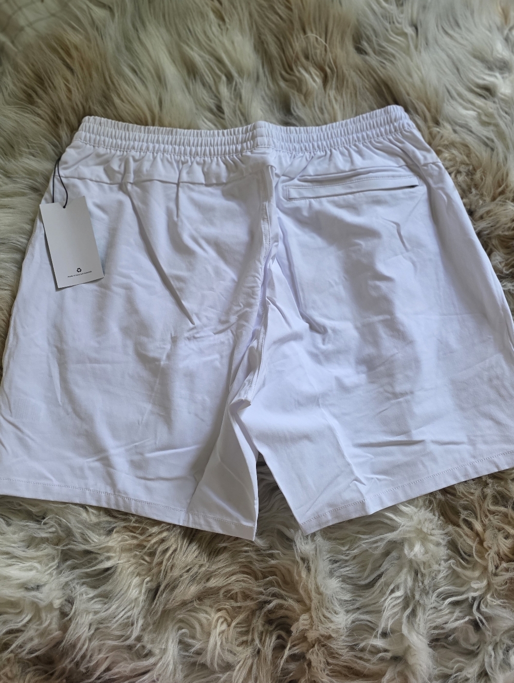 Men's Advantage Short (Lined) in White - Picture 7 of 12
